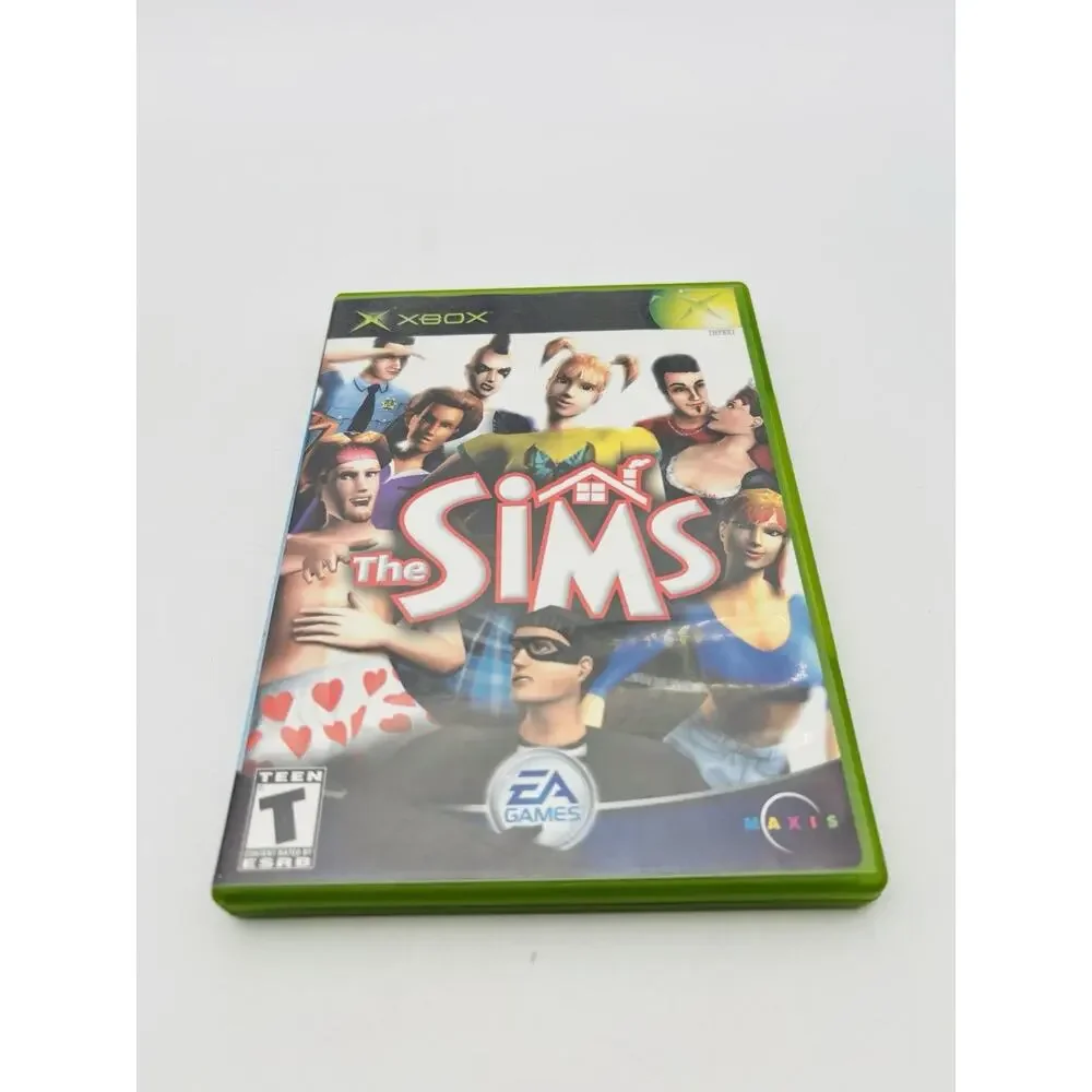 Sims (The Sims) - Microsoft Xbox CIB Tested Works Complete VG Condition